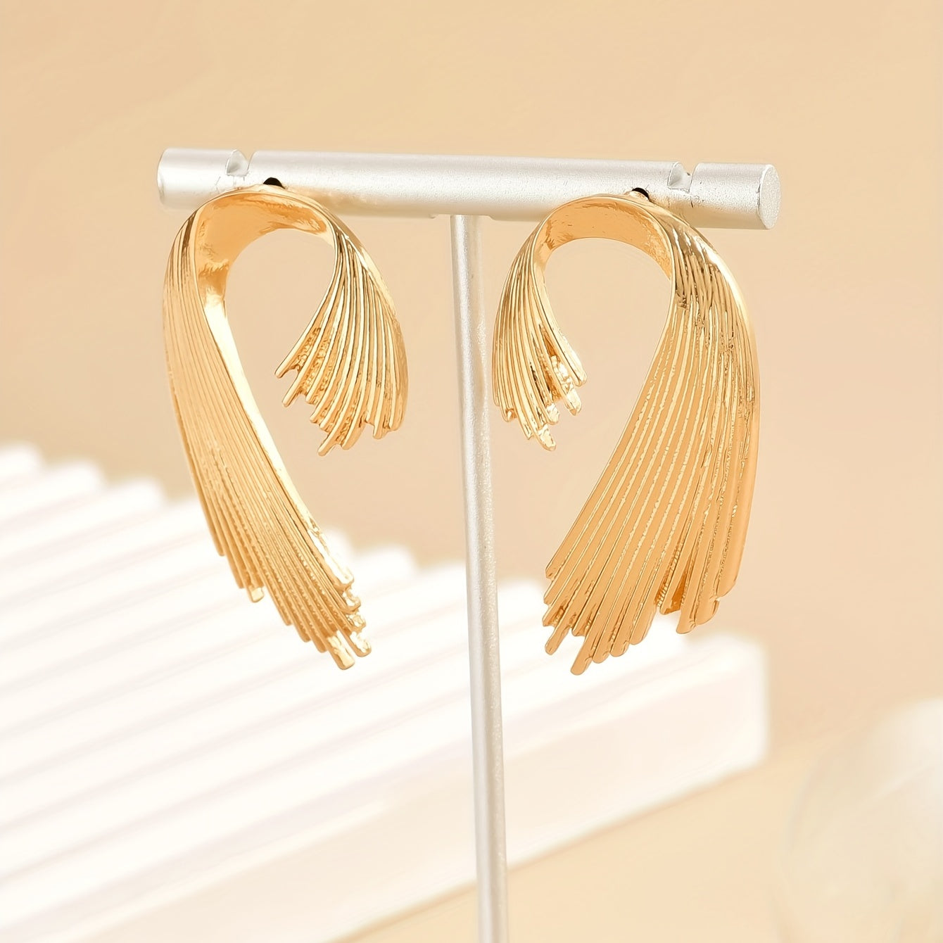 Boucles d'oreilles en forme créative