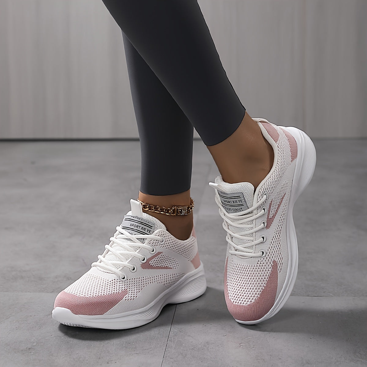 Baskets en maille respirante pour femmes, chaussures d'extérieur décontractées
