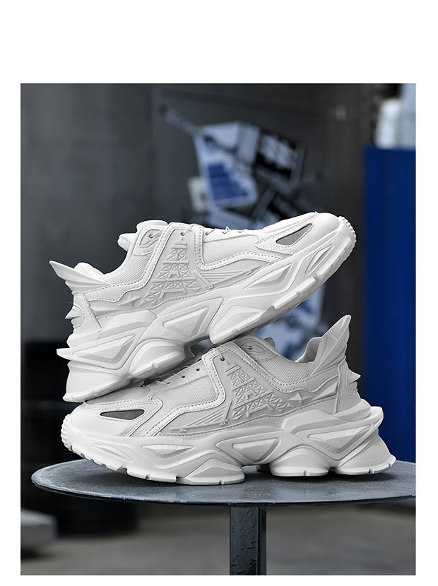 Chaussures épaisses tendance avec boucle rotative, baskets décontractées