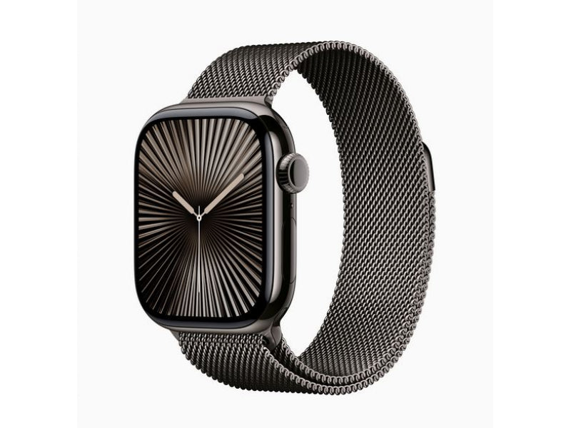 Apple Watch S10 Titane Ardoise 42mm GPS+Cellulaire S/M (MX053QF/A)
