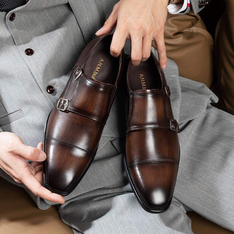 Chaussures en cuir pour hommes,