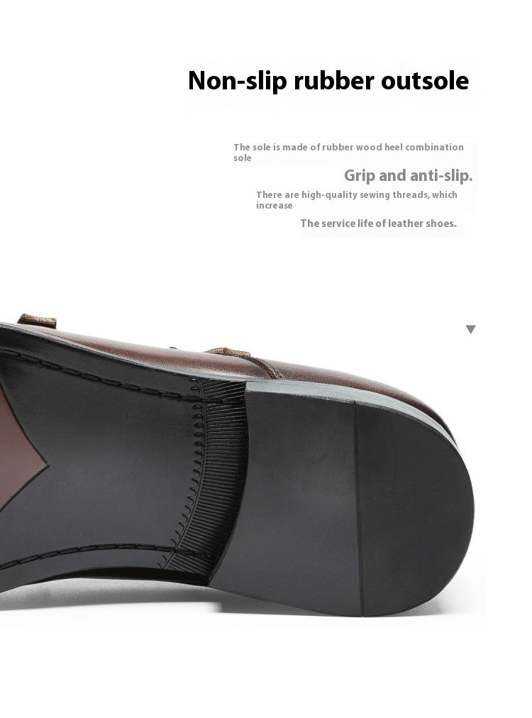Chaussures en cuir pour hommes,