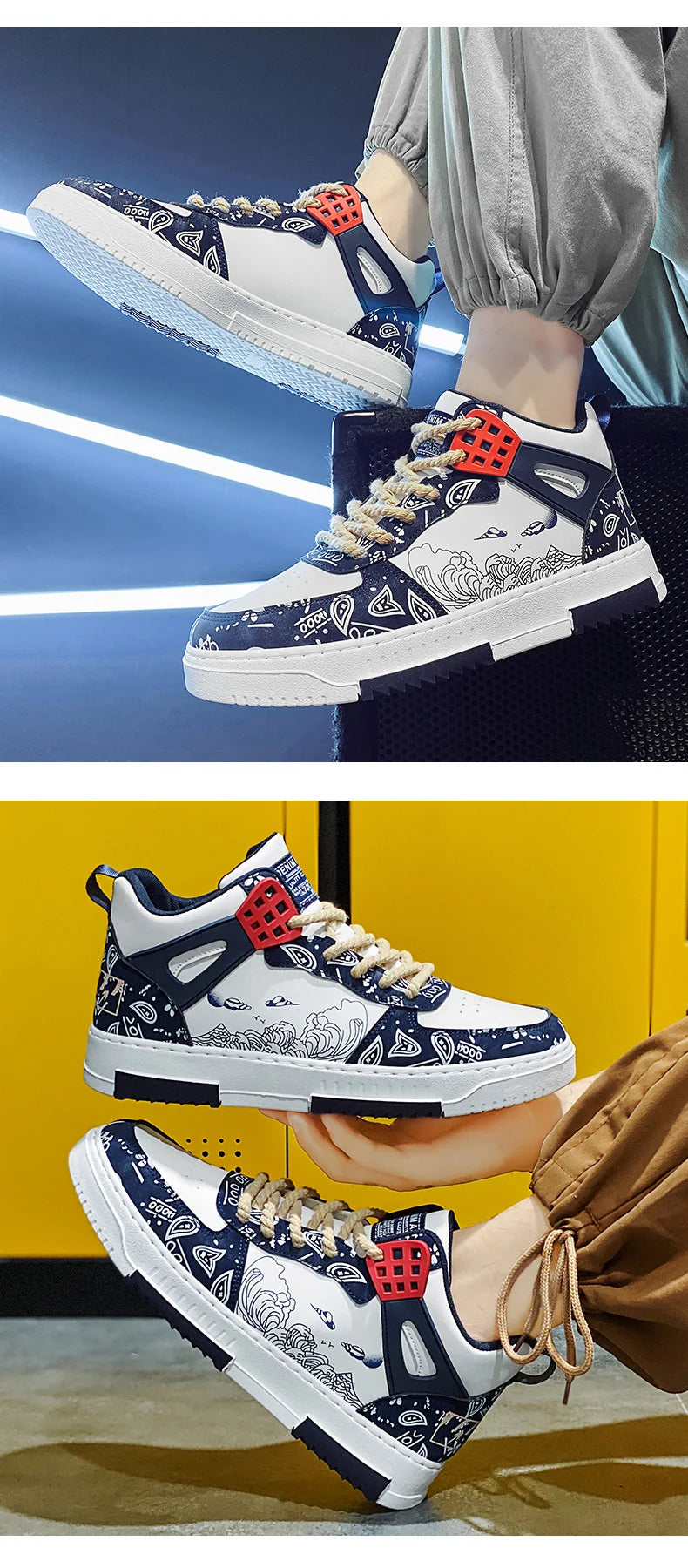 Chaussures de haute couture décontractées et confortables