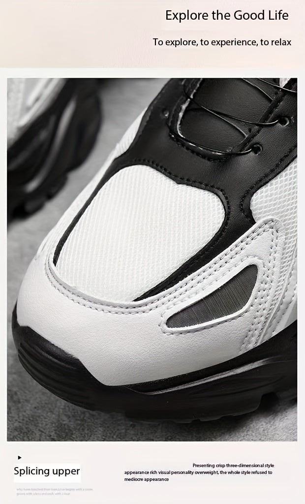 Chaussures épaisses tendance avec boucle rotative, baskets décontractées
