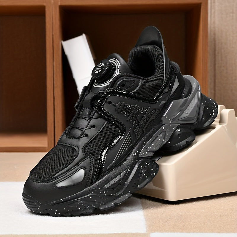 Chaussures épaisses tendance avec boucle rotative, baskets décontractées