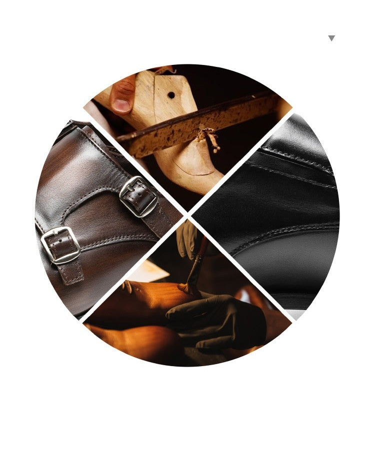 Chaussures en cuir pour hommes,