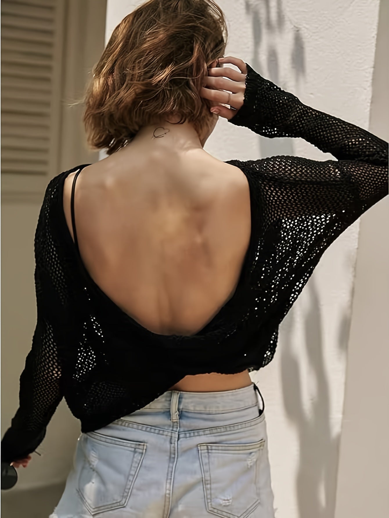 2 pièces soutien-gorge sans couture, dos nu en U, respirant et confortable avec bretelles réglables