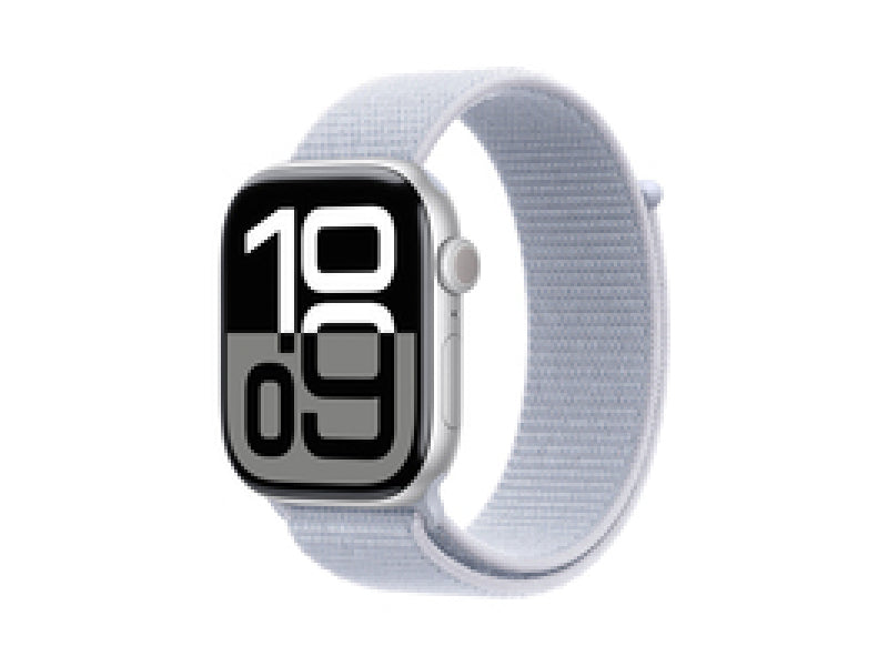 Apple Watch S10 Alu Silver 46mm GPS Sports Blue Cloud (MWWN3QF/A)