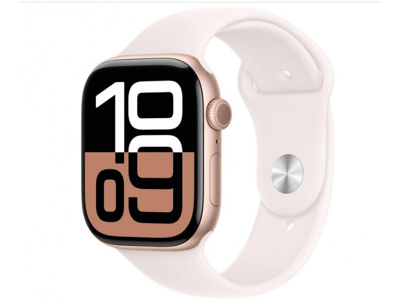 Apple Watch S10 alu rose doré 46 mm GPS sports light blush (MWWT3QF/A)