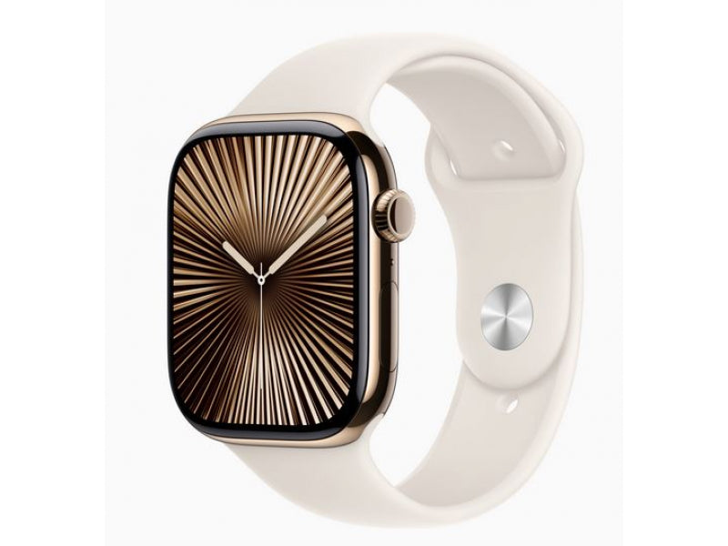 Apple Watch Série 10 Titane Or 46mm GPS+Cellulaire Sport Étoile (MWYX3QF/A)