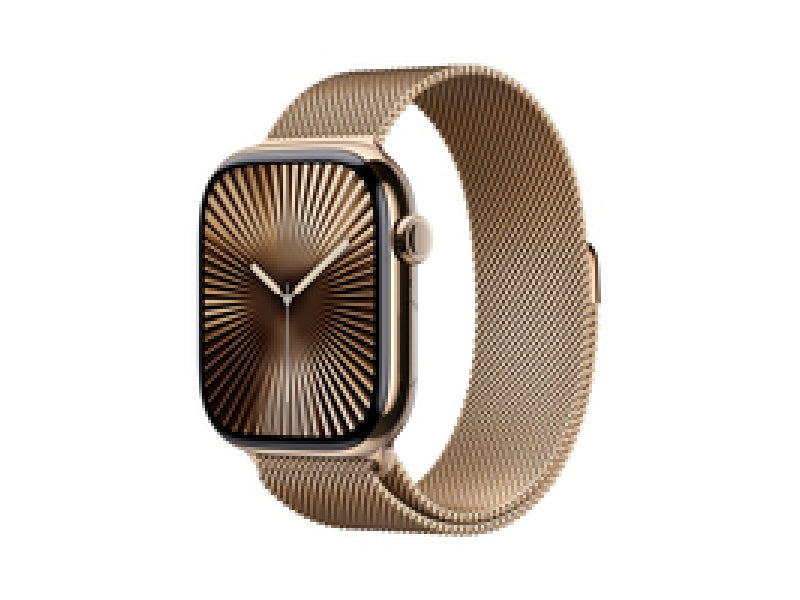 Apple Watch S10 46 mm GPS+Cell Titane Or Milanese Or (MX003QF/A)