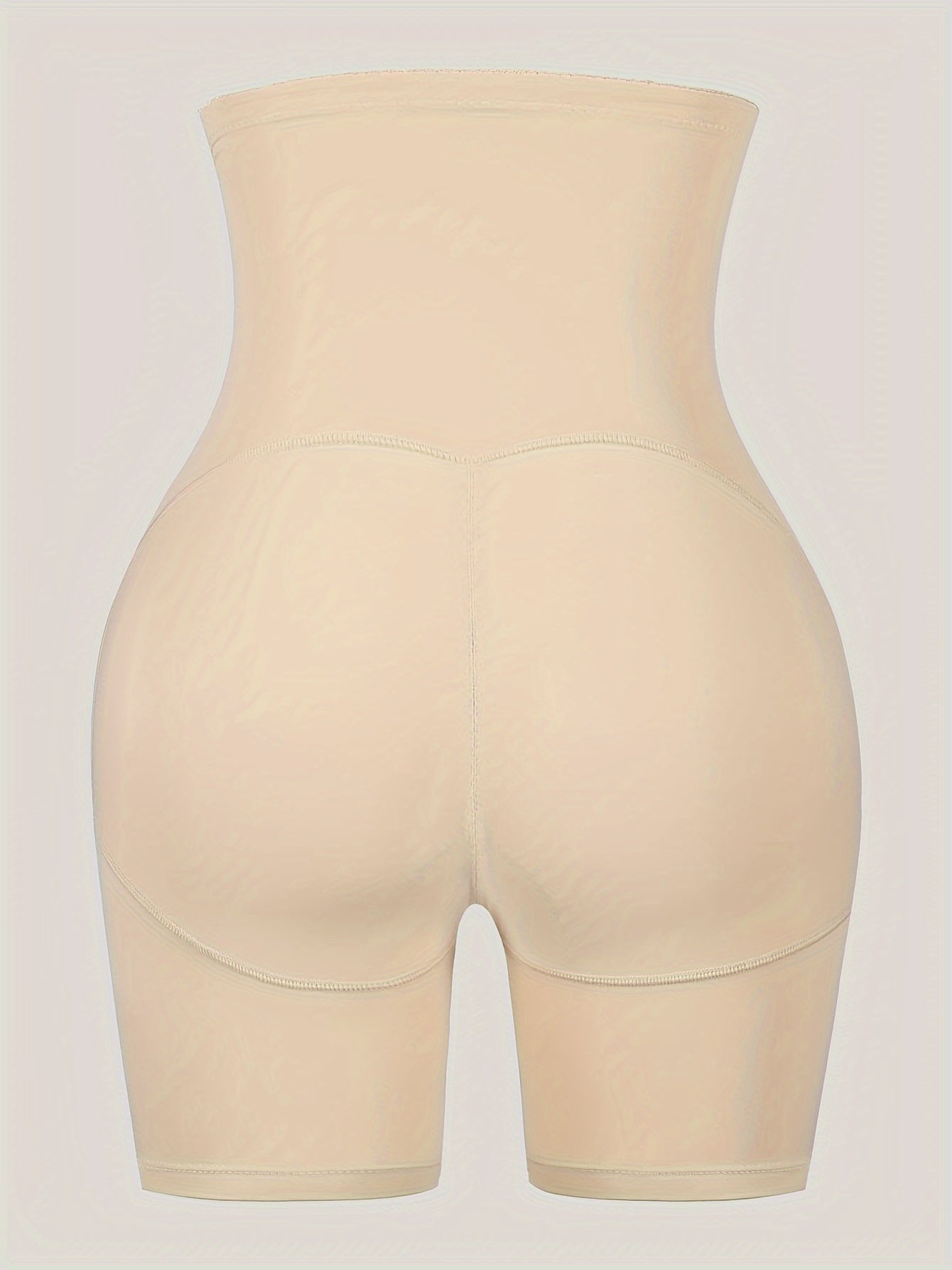 1pc solide taille haute boucle avant façonnant culotte