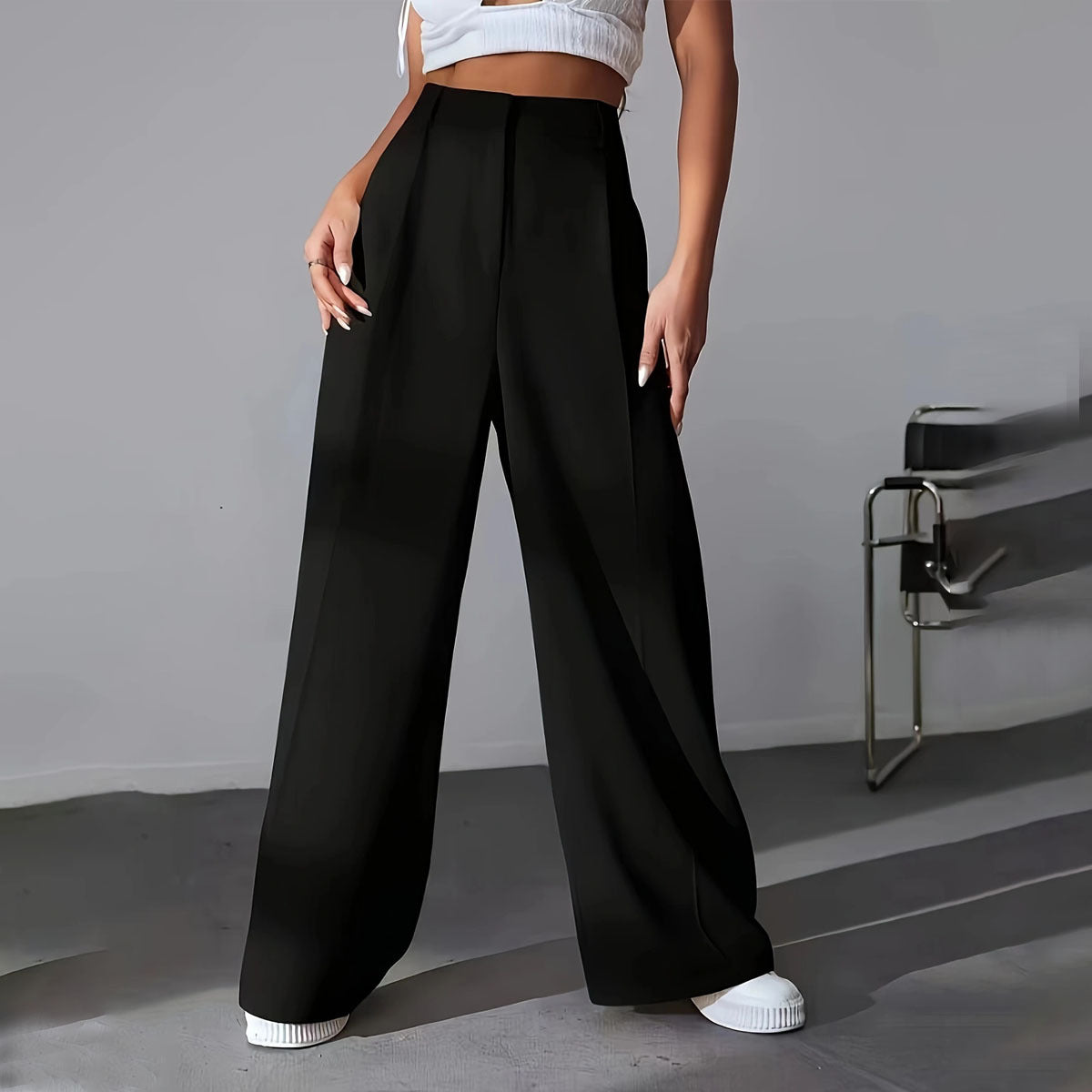 Pantalon Straight décontracté