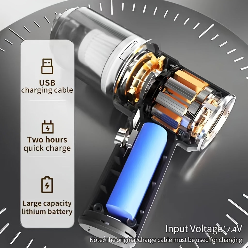 Aspirateur de voiture, double batterie de grande capacité, grande puissance d'aspiration