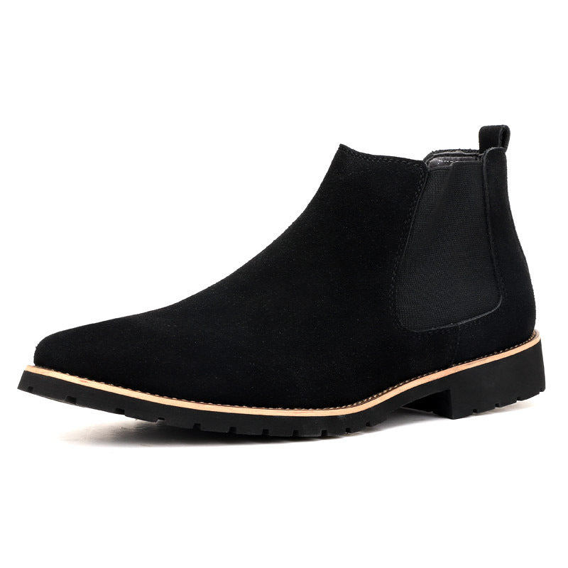 Bottes décontractées en cuir suédé