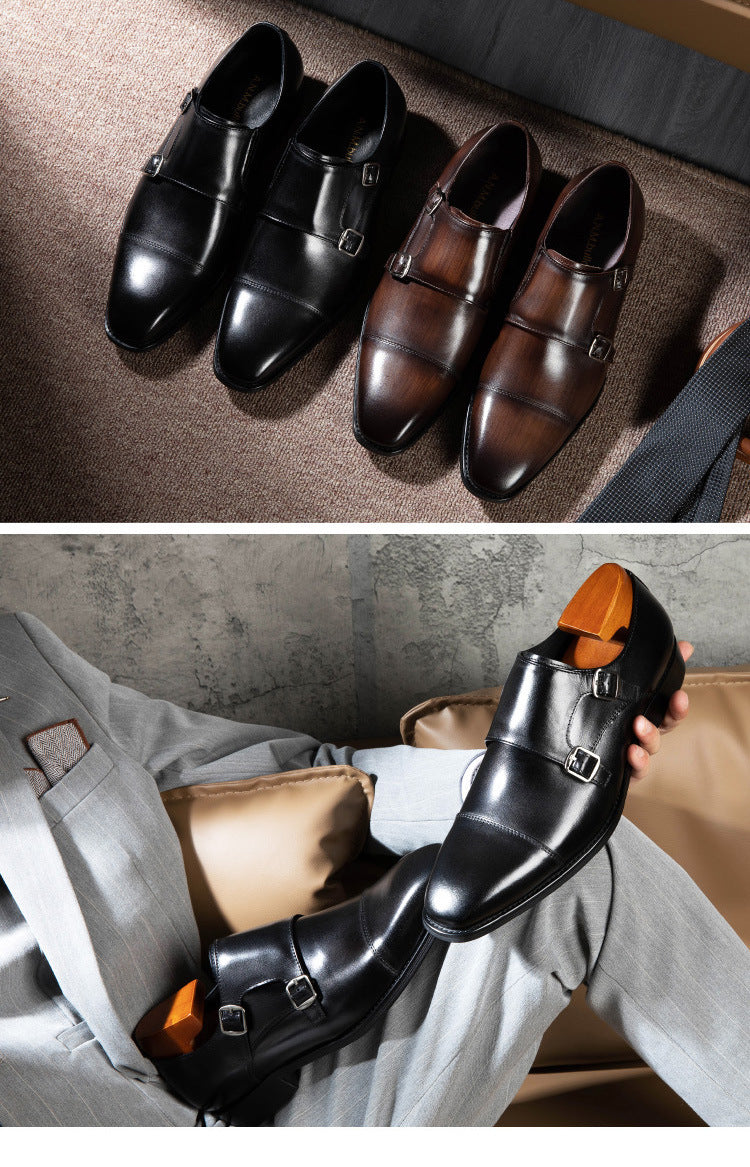 Chaussures en cuir pour hommes,