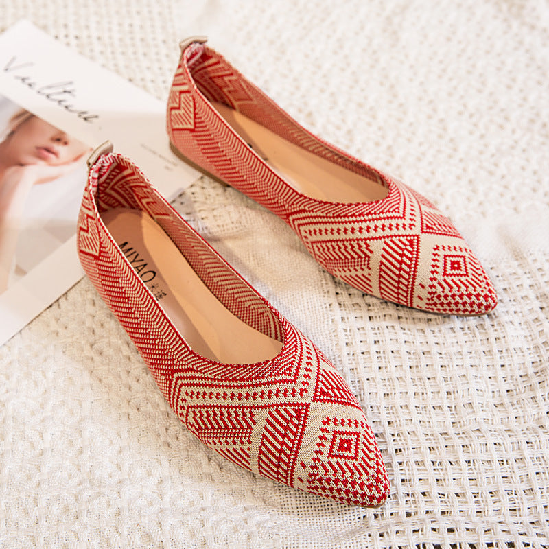 Chaussures à pois respirantes